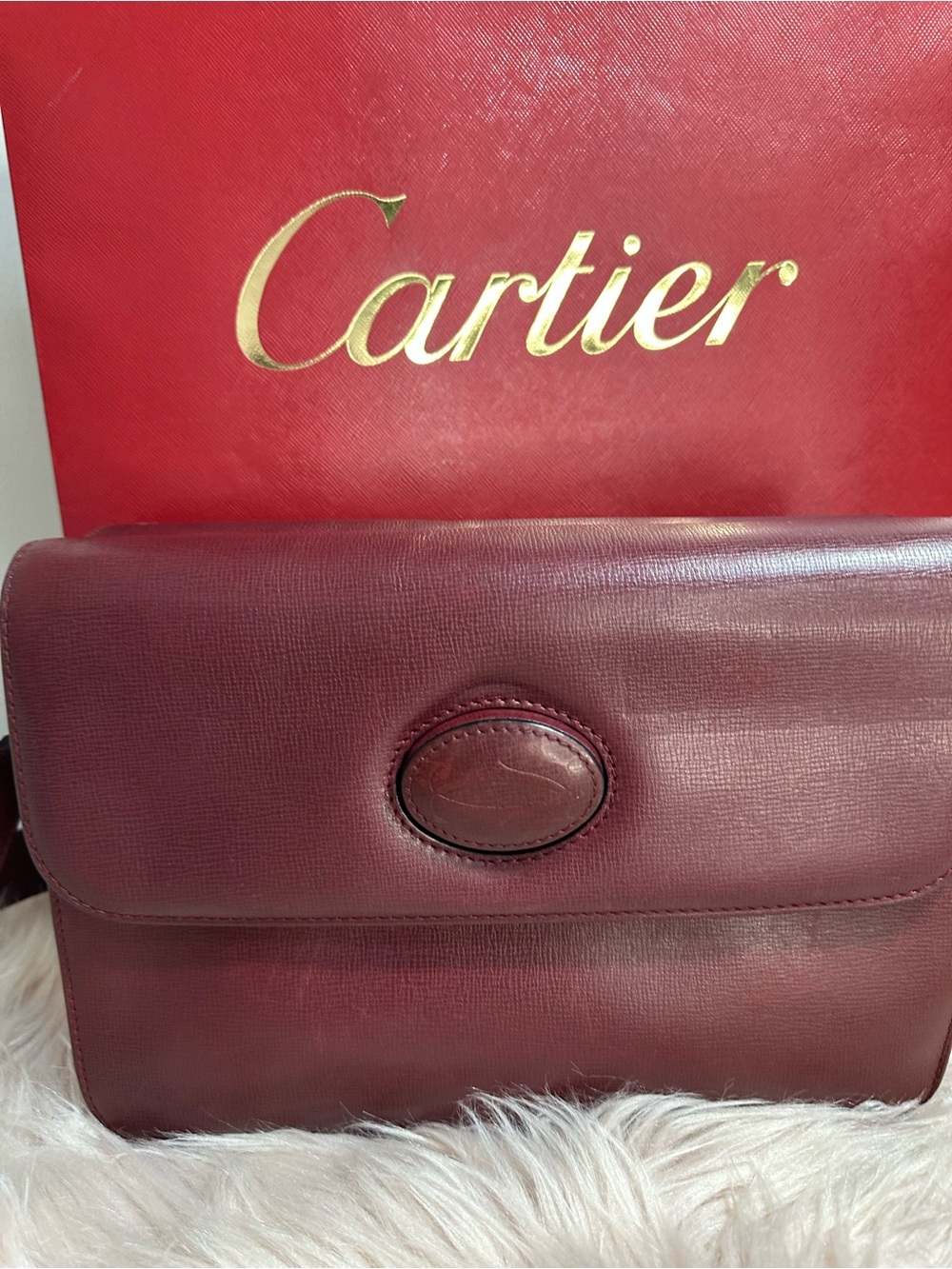 Authentic Vintagw Cartier Crossbody bav